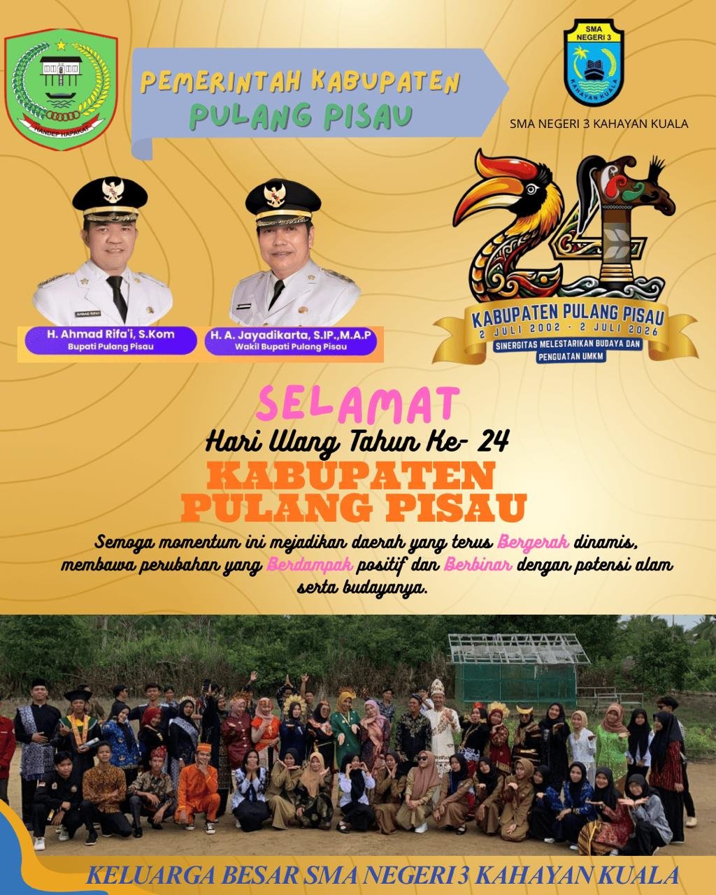Dirgahayu ke-24 Kabupaten Pulang Pisau